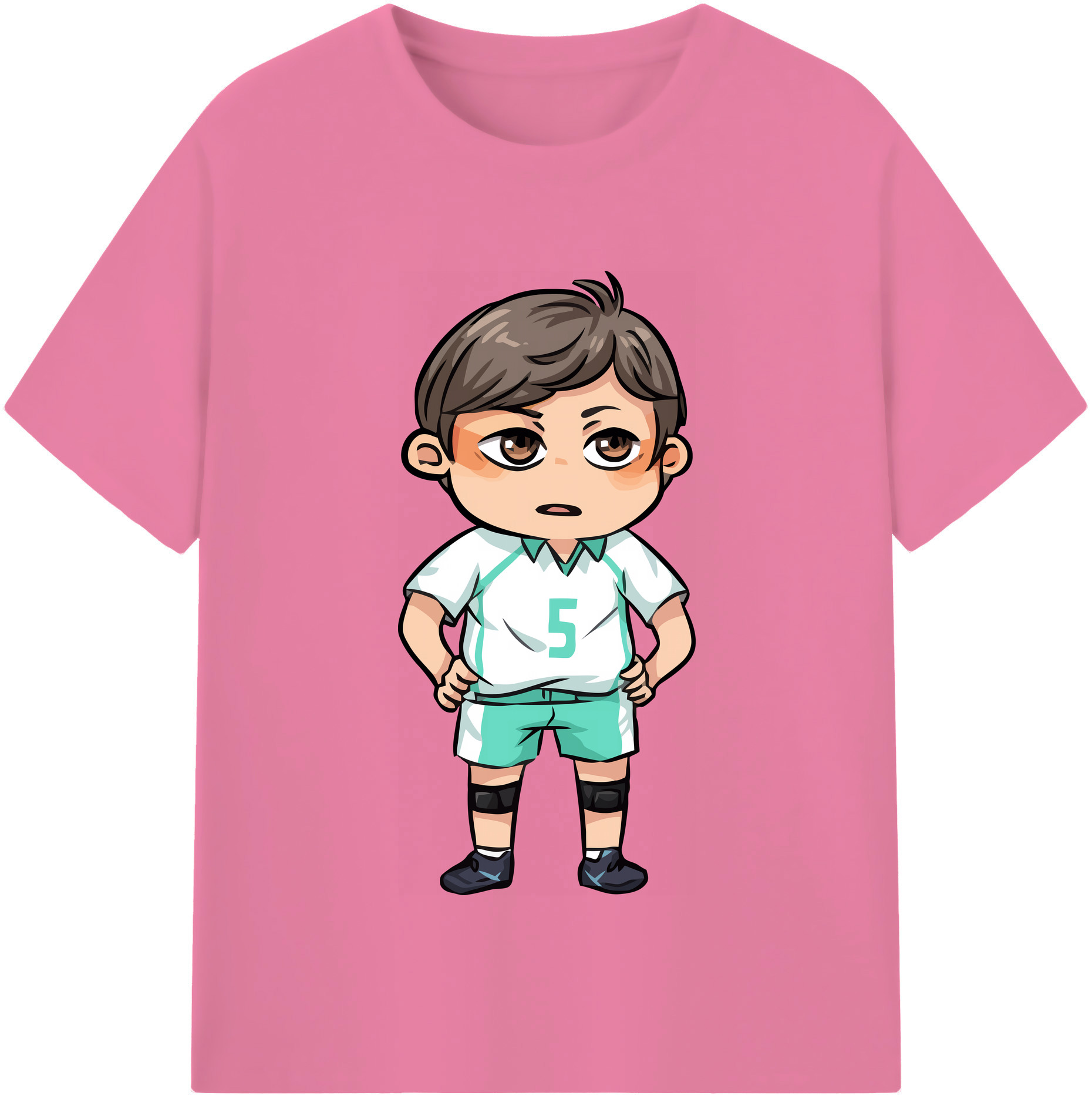 （画像用） ハイキュー!! Haikyu!! 綿100％半袖Tシャツ（フロントプリント）